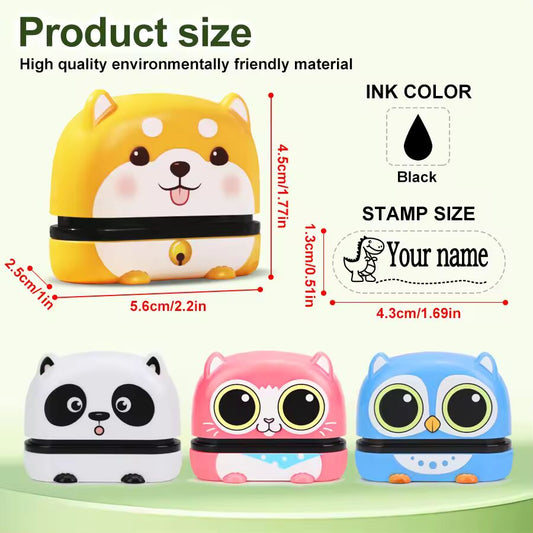 149pcs Customized Name Stamp Paints Personal Baby Engraved Waterproof Non-fading Kindergarten Name Seal New student gift set